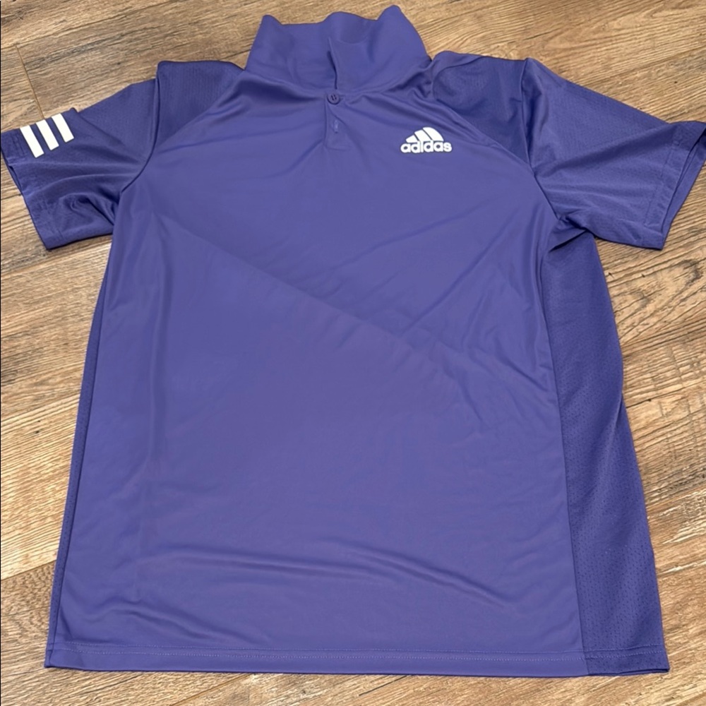 Adidas Purple Performance Polo
